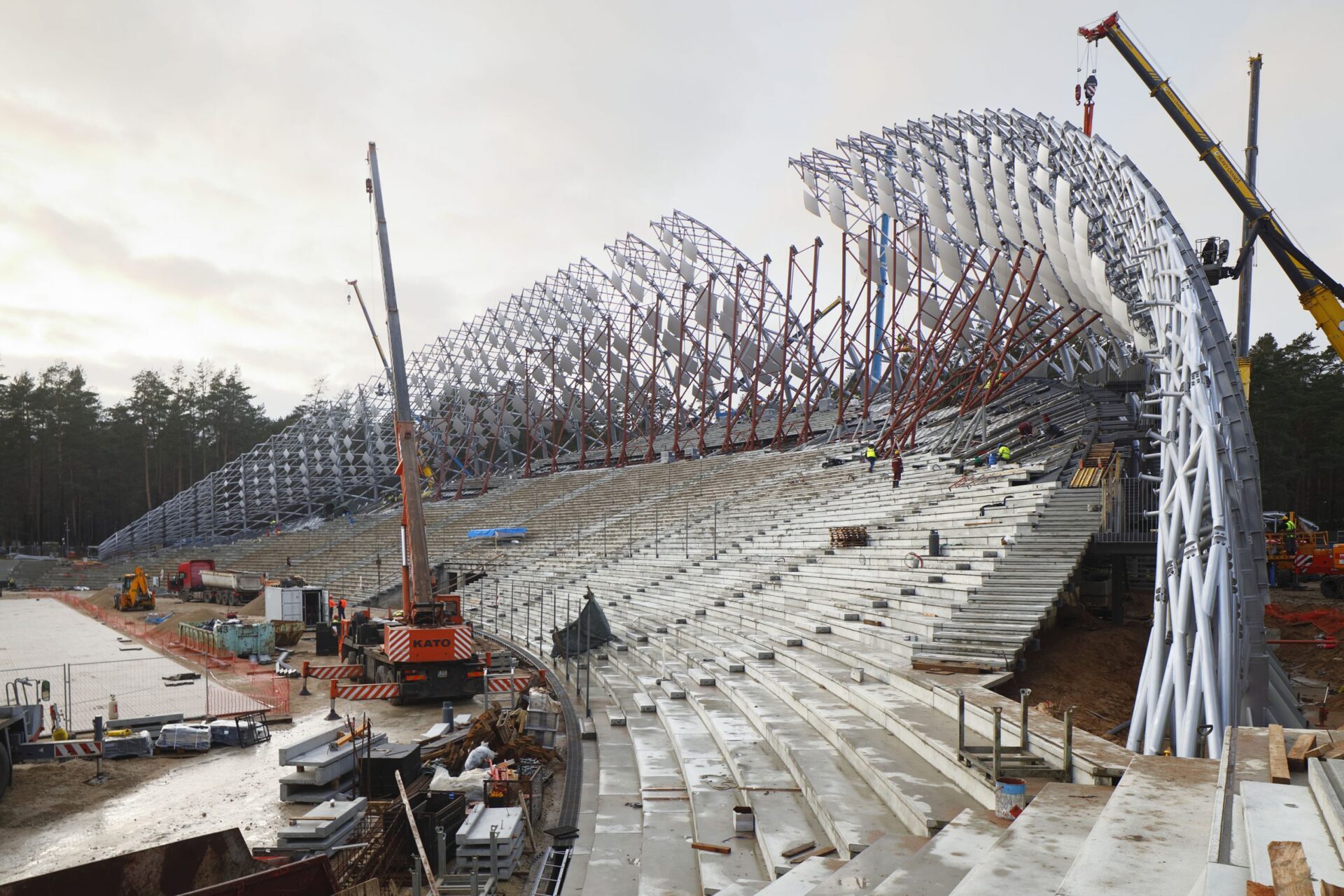 Baltijā lielākā metāla konstrukciju būve