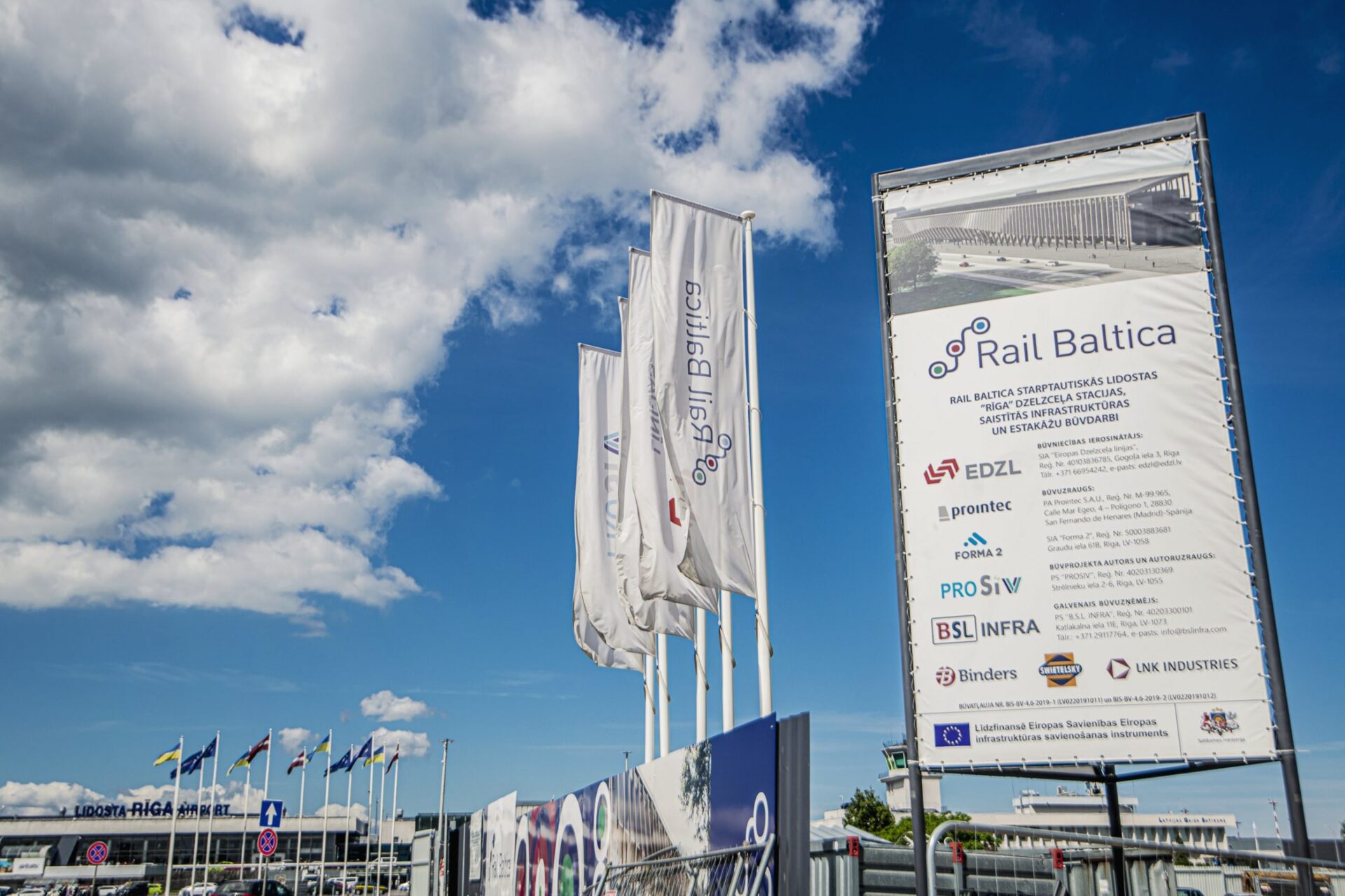 Aprit gads “Rail Baltica” dzelzceļa būvdarbiem pie lidostas “Rīga”