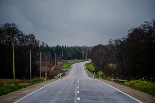 Iepriekš grantētais ceļa Kandava–Saldus posms pārbūvēts ar asfalta segumu