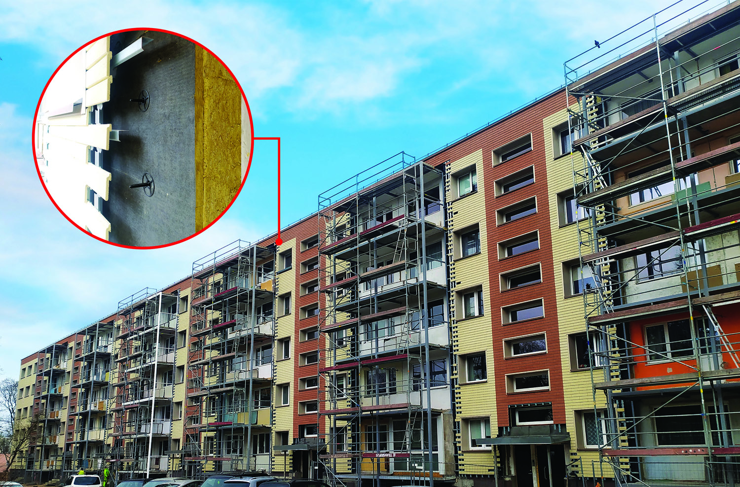 Kā uzstādīt ventilējamu fasādi renovētai daudzdzīvokļu mājai