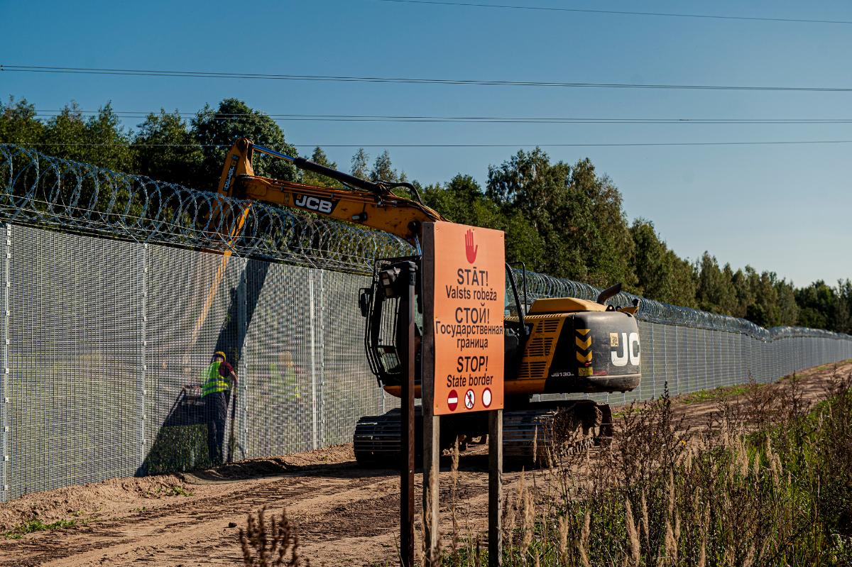 Pabeigti būvdarbi Latvijas un Krievijas robežas žoga posmam Balvu novadā