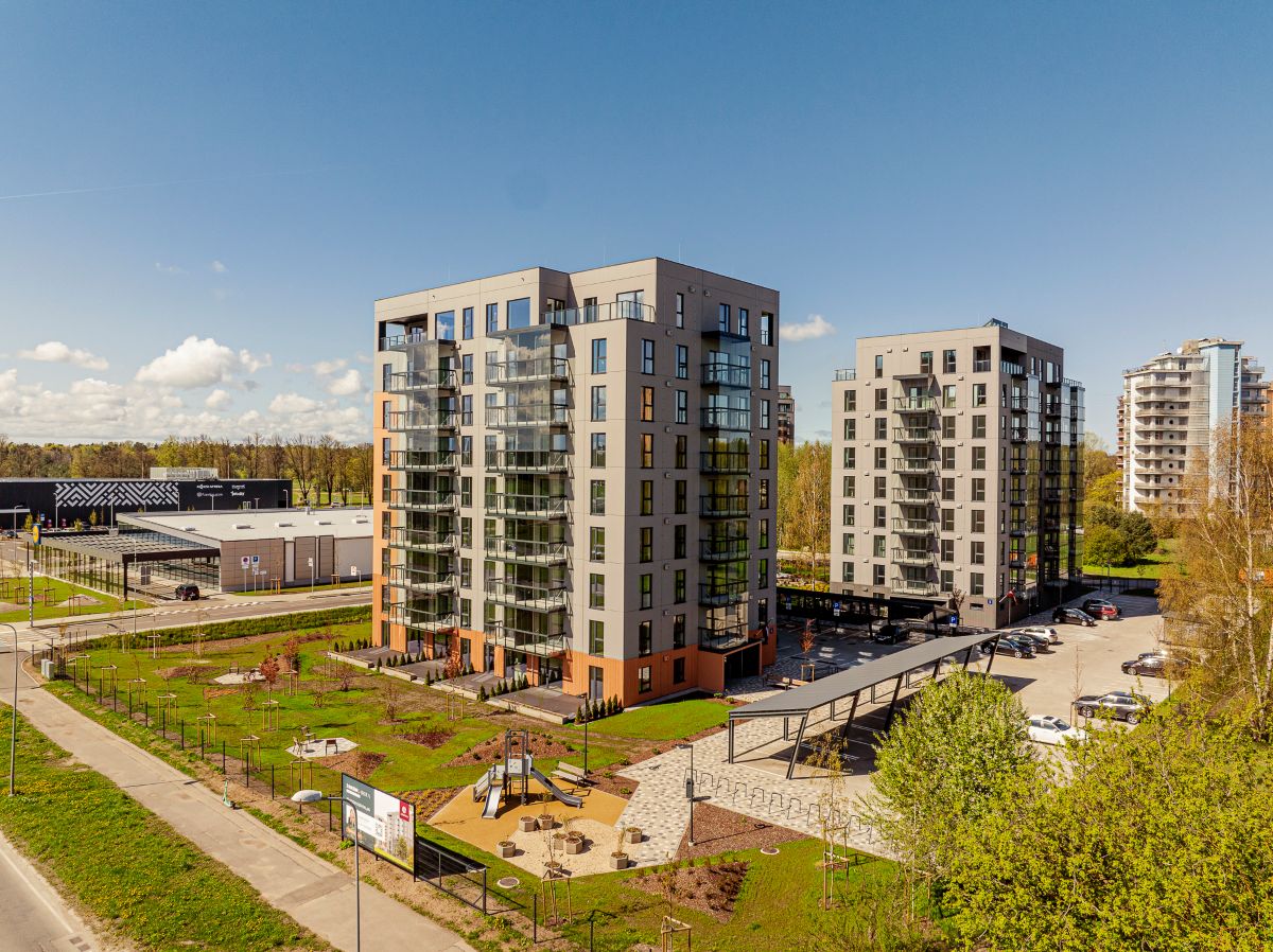 “Kaamos” sāk dzīvokļu tirdzniecību jaunajā deviņstāvu namā Mežaparkā