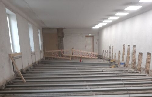 Topošā Bērnu muzeja telpas sāk iegūt jaunās aprises