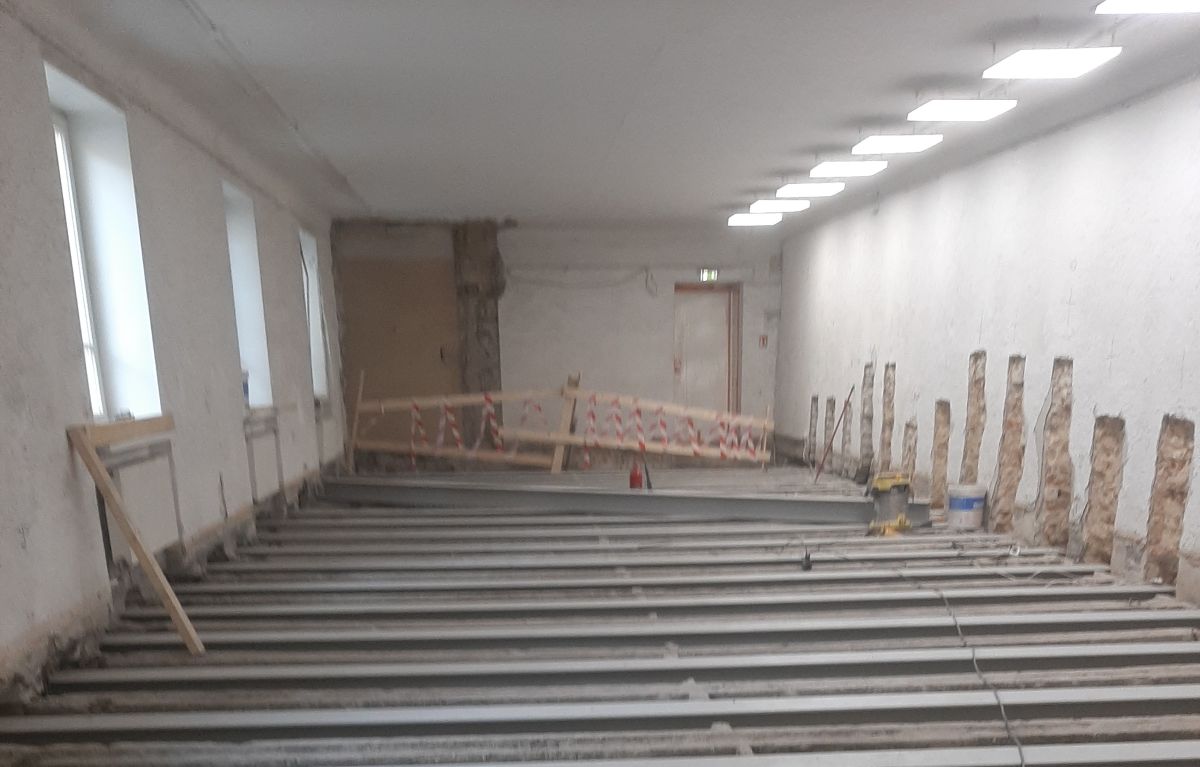 Topošā Bērnu muzeja telpas sāk iegūt jaunās aprises