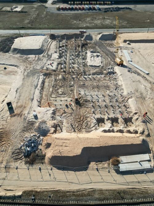 Turpinās robežšķērsošanas infrastruktūras izveides darbi Kundziņsalā