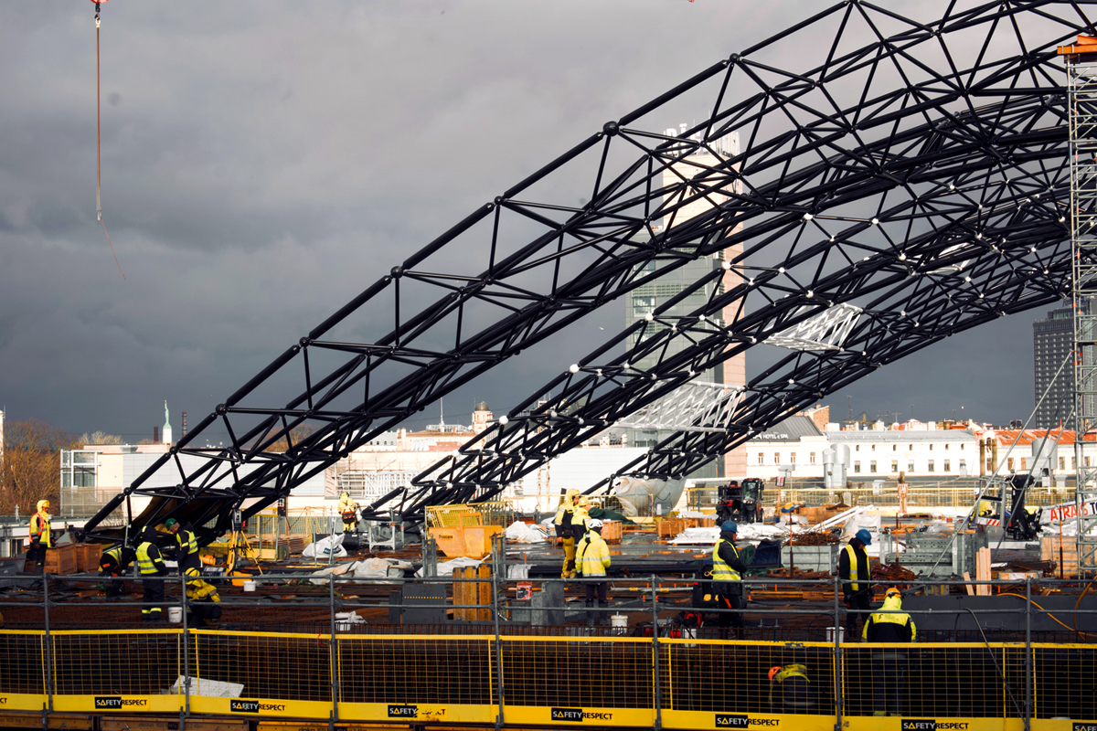 Unikāli risinājumi “Rail Baltica” Rīgas Centrālās stacijas jumta arkās