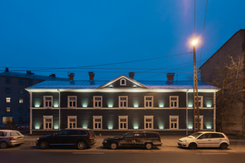 Atjaunota Rīgas koka arhitektūras kolekcijas ēka