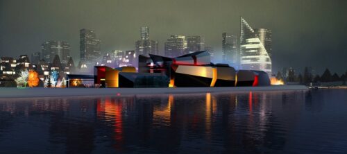 Iebilst pret koncertzāli uz AB dambja