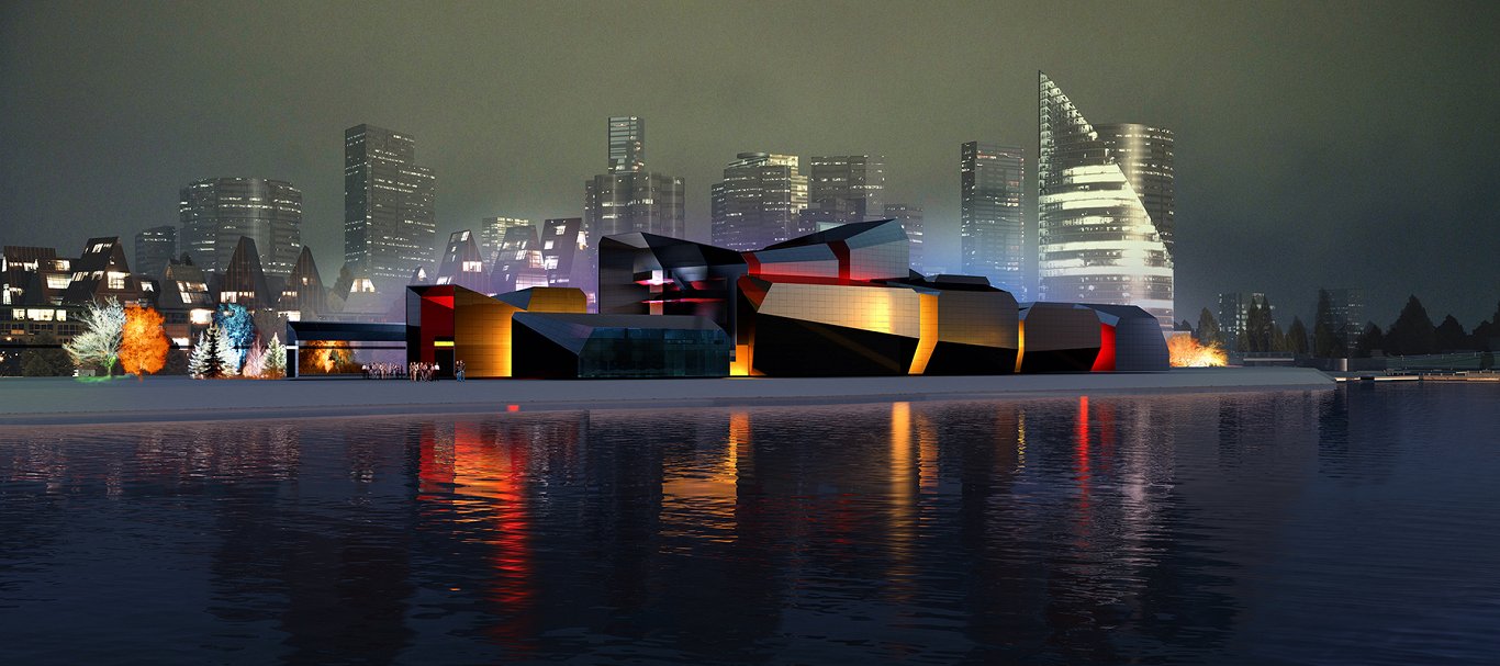 Iebilst pret koncertzāli uz AB dambja