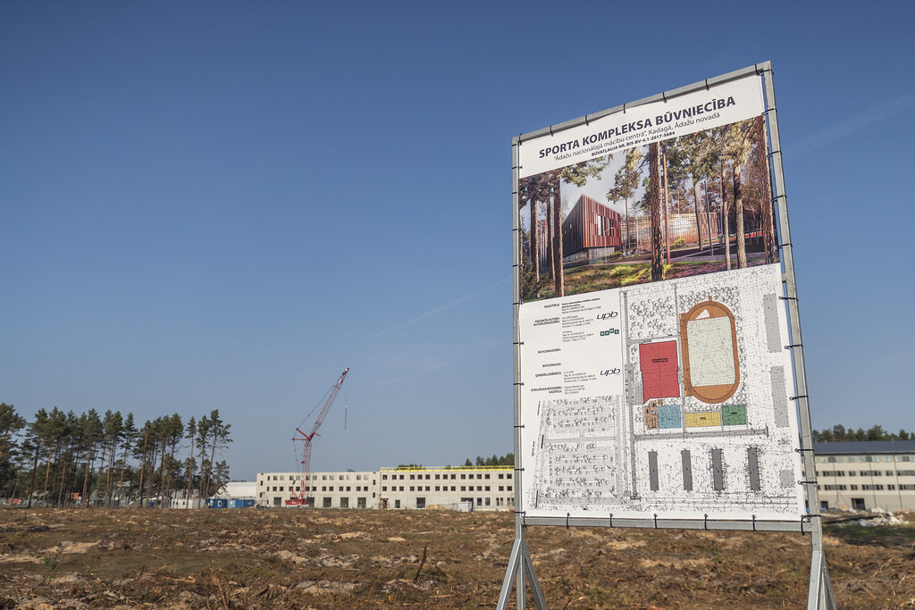 Ādažu armijas bāzes sporta komplekss izmaksājis 19,3 miljonus eiro