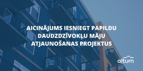 Aicina iesniegt papildu daudzdzīvokļu māju atjaunošanas projektus