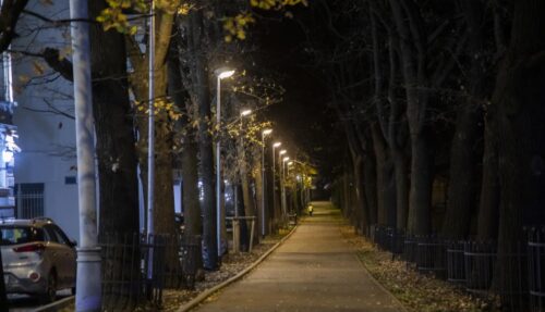 Pārbūvēts apgaismojums Eduarda Smiļģa ielā