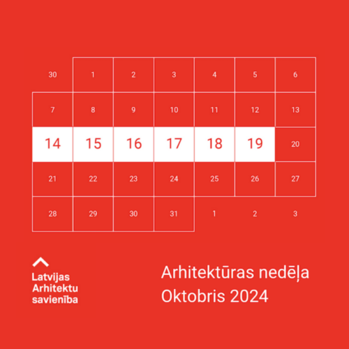 Ar dažādiem pasākumiem norisināsies Arhitektūras nedēļa