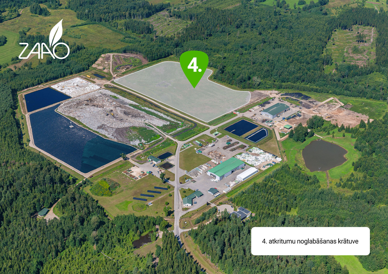 Sāk ceturtās atkritumu krātuves būvniecību Daibē