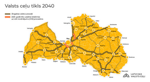 Gatavojas Rīgas apvedceļa pārveidei par ātrgaitas autoceļu