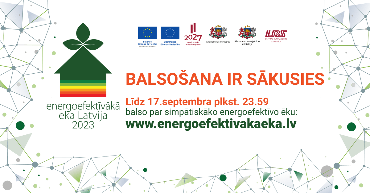 Aicina balsot par simpātiskāko energoefektīvāko ēku