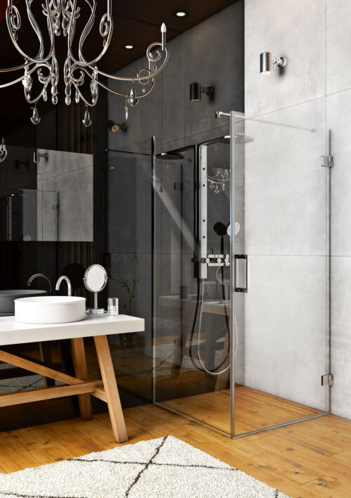 Bezrāmju stikla dušas konstrukcijas –  mūsdienīgs risinājums