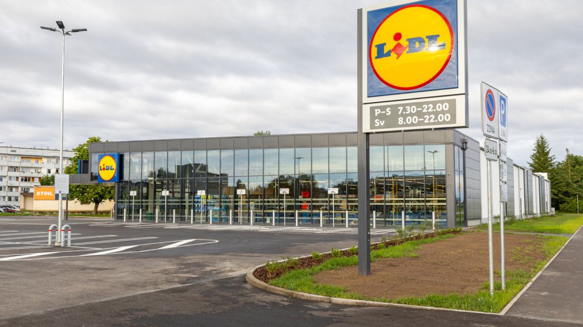Bauskā uzbūvēts jauns “Lidl” veikals un uzlabota apkārtējā infrastruktūra