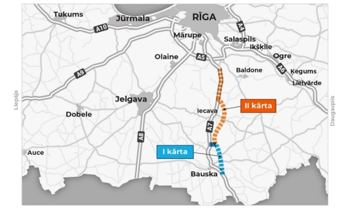 Sešu gadu laikā plāno uzbūvēt Bauskas apvedceļu pēc PPP modeļa