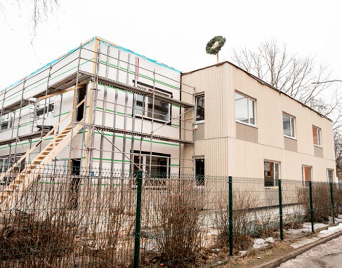 Ķekavā bērnudārzu paplašina ar moduļa tipa piebūvi