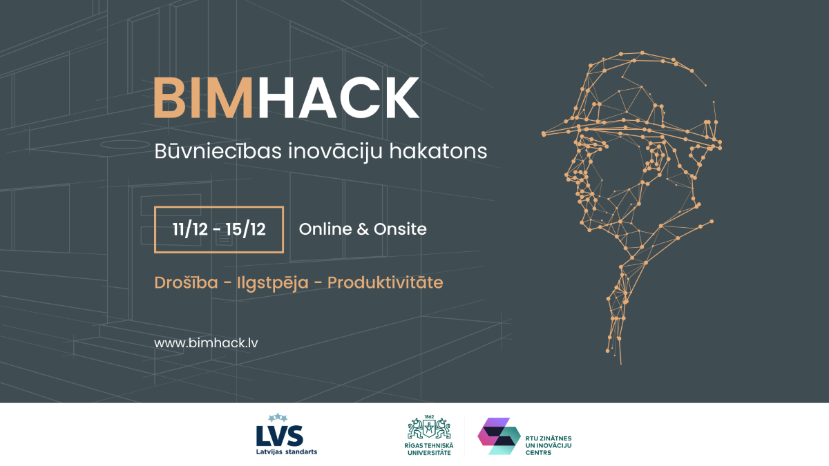 Būvniecības inovāciju hakatons “BIMHack 2023”