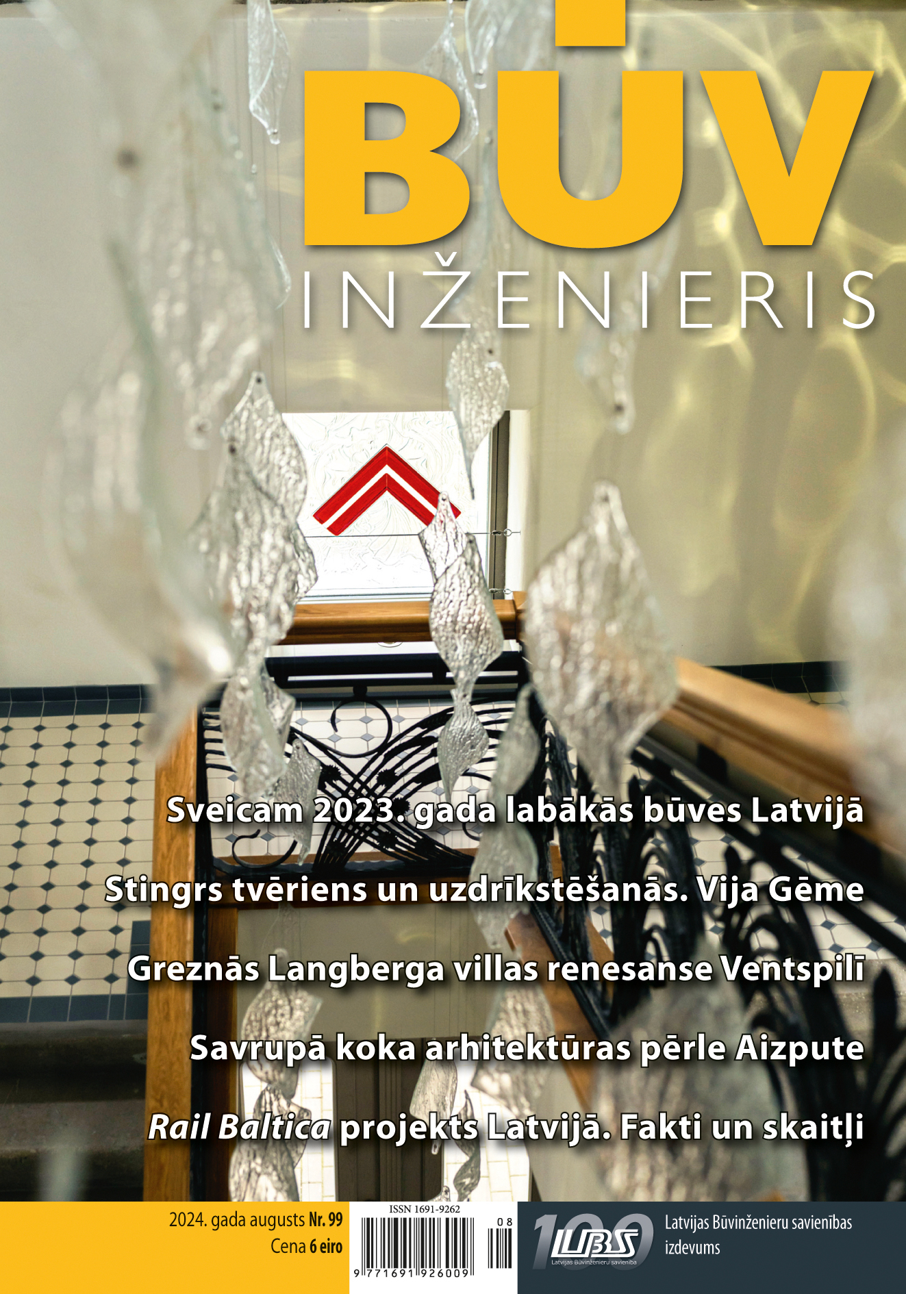 “Būvinženieris” 2024. gada augusta numurs (Nr. 99)