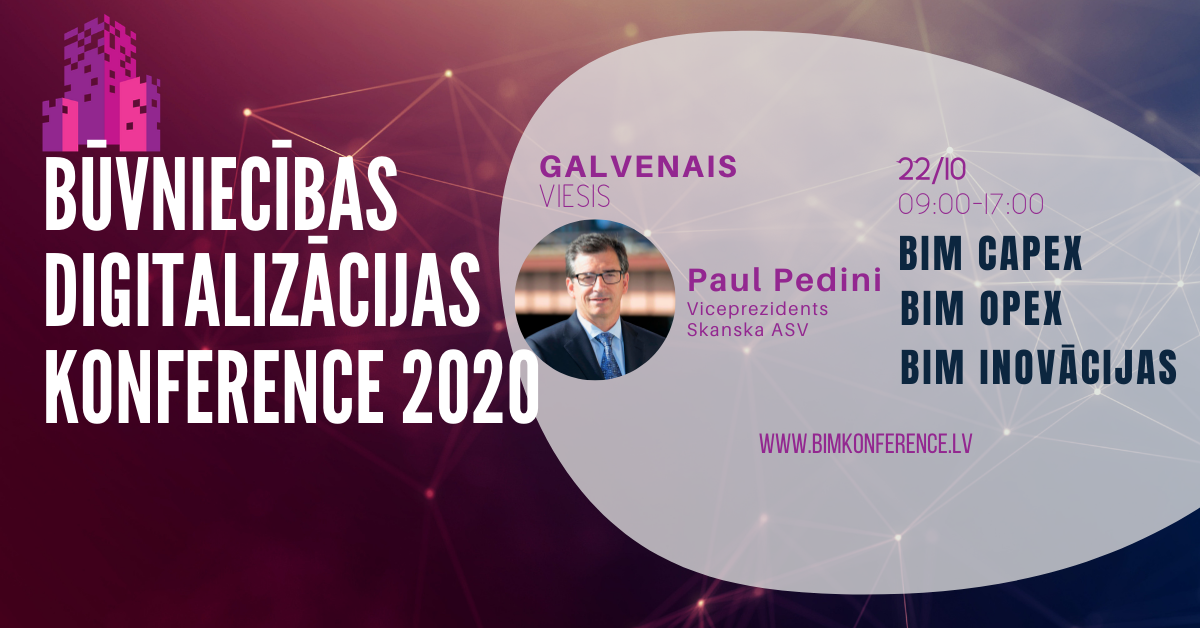 Nākamnedēļ notiks būvniecības digitalizācijas konference