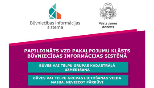 Paplašina pakalpojumu klāstu Būvniecības informācijas sistēmā