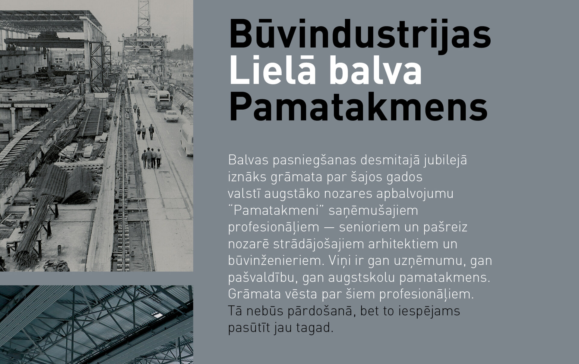 Top grāmata par “Būvindustrijas lielās balvas” laureātiem
