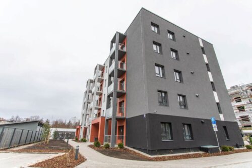 Pabeigts dzīvojamo māju kvartāls bijušās Vidzemes maiznīcas teritorijā Teikā