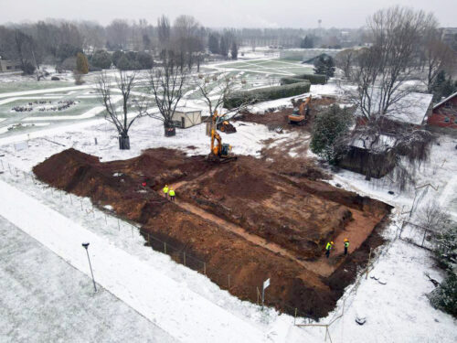 Botāniskajā dārzā sāk būvēt informācijas centru