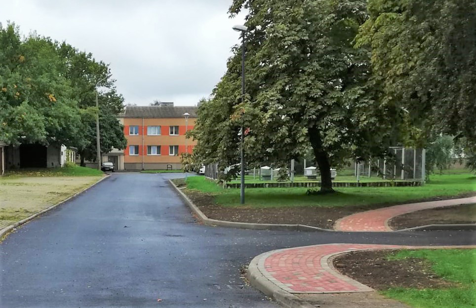 Ventspilī labiekārto daudzdzīvokļu māju iekšpagalmus