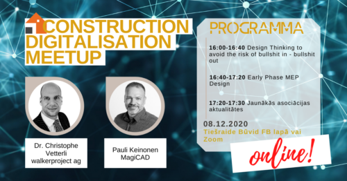 Notiks seminārs par būvniecības digitalizācijas aktualitātēm