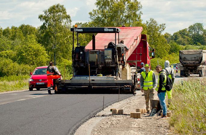 Uz reģionālā ceļa Pūri–Auce–Grīvaiši četri būvdarbu posmi