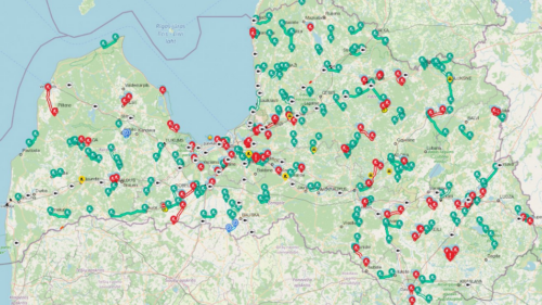Vairāk nekā 40 valsts autoceļu posmos notiek remontdarbi