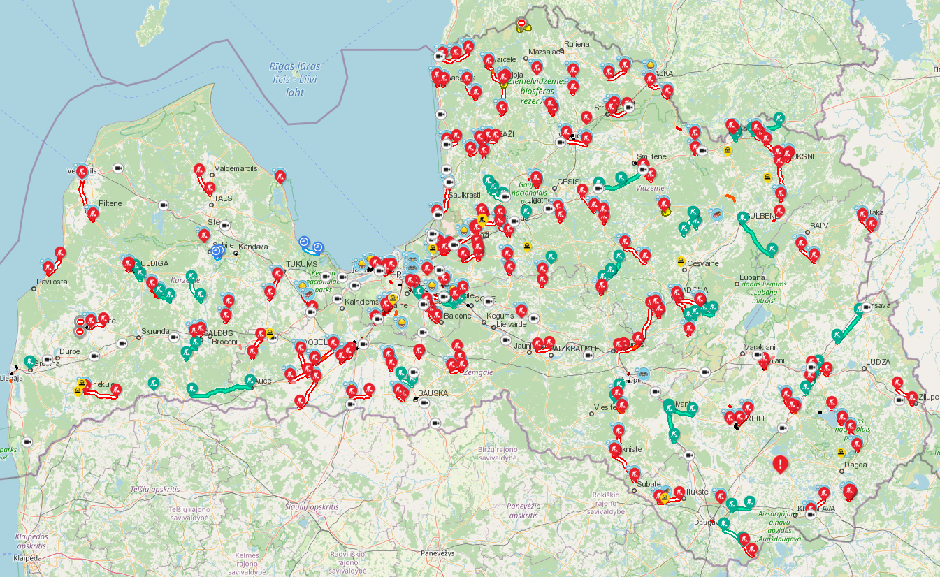 Uz 117 valsts ceļu posmiem turpinās būvdarbi