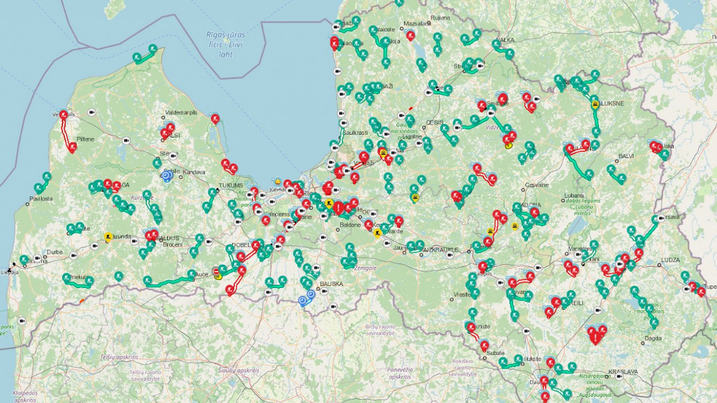 Vairāk nekā 40 valsts autoceļu posmos notiek remontdarbi