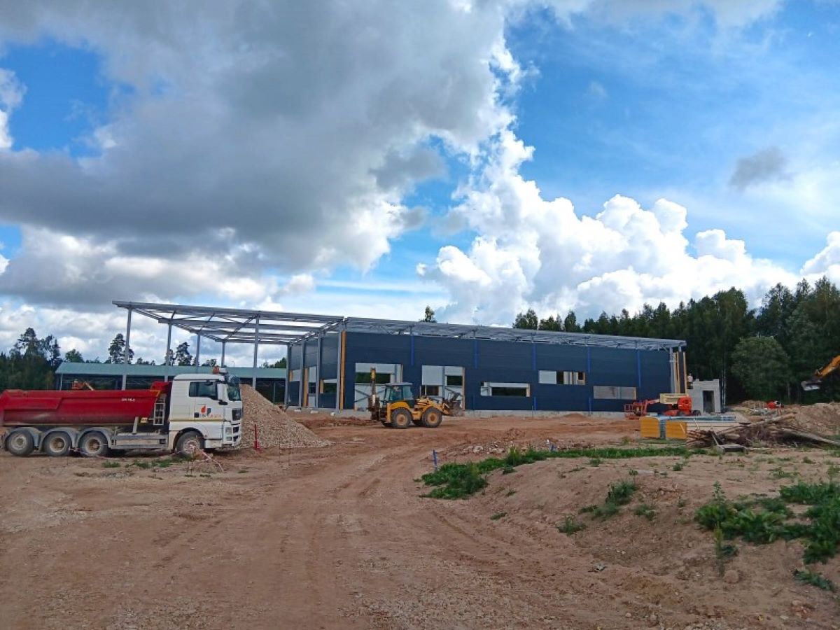 Top jaunā ražošanas ēka poligona “Daibe” teritorijā