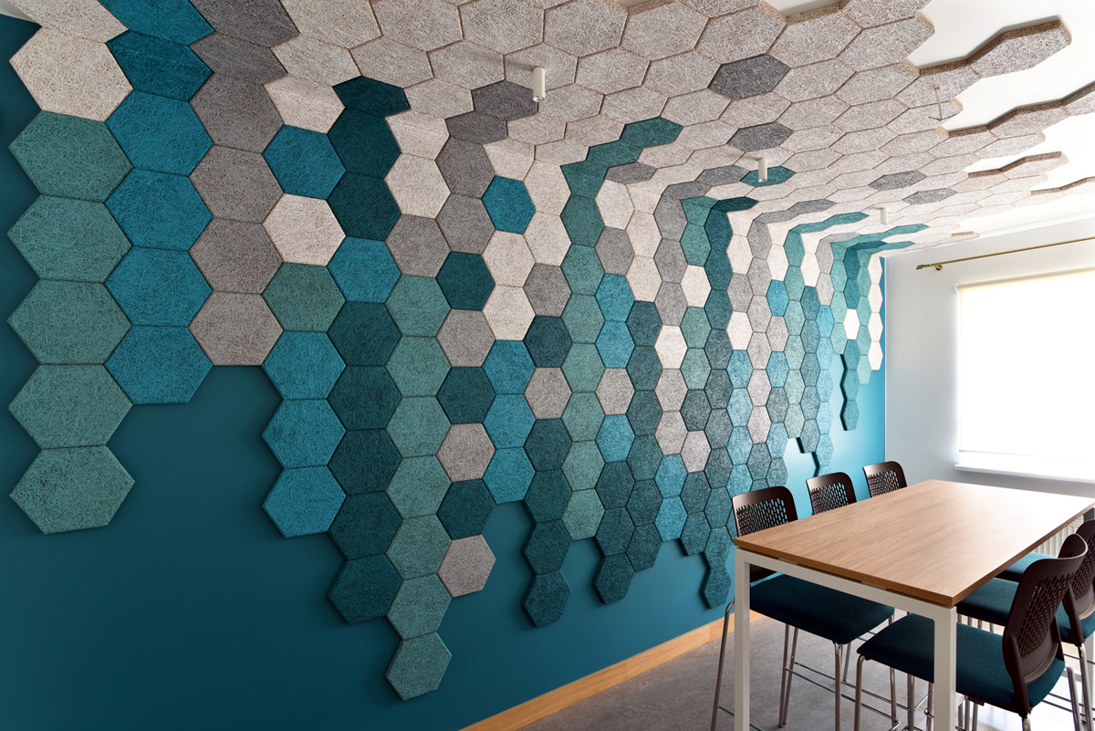 Ēveļskaidu plāksnes efektīvai skaņu absorbcijai