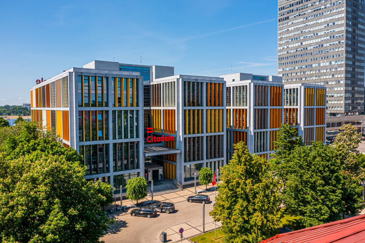 Darījumu centram “Citadele” piešķirts BREEAM sertifikāts