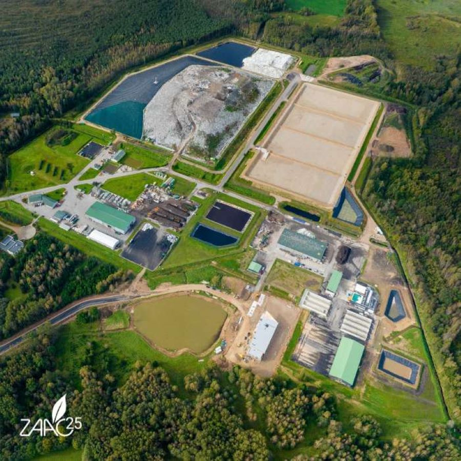 Noslēgusies bioloģisko atkritumu pārstrādes rūpnīcas “Daibe” būvniecība