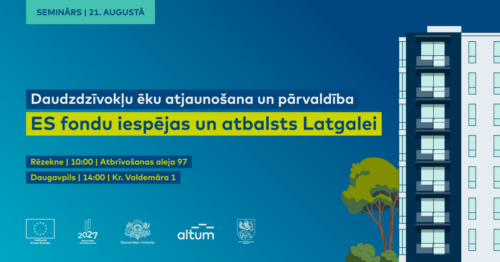 Aicina uz semināriem par daudzdzīvokļu ēku atjaunošanu un pārvaldību