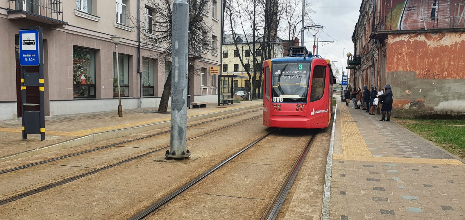 Daugavpilī īsteno projektus tramvaja līnijas pārbūvei