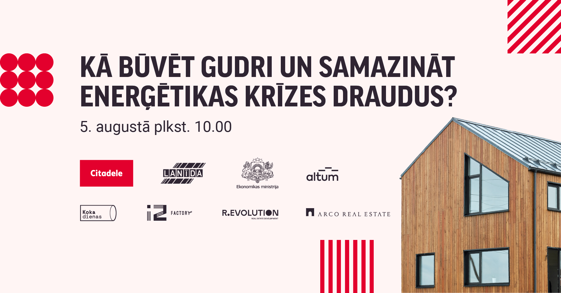 Diskutēs par privātmāju būvniecību enerģētiskās krīzes gaidās