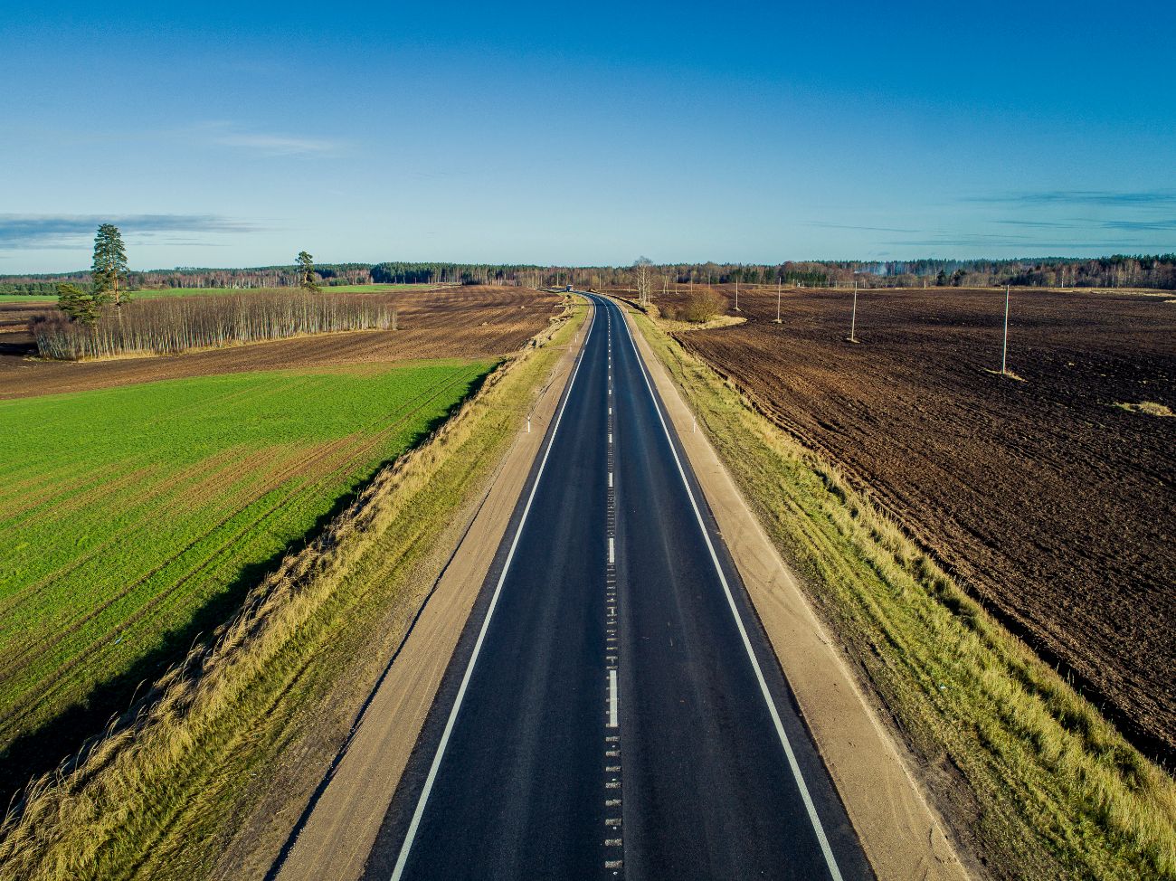 Atjaunots segums no Raunas pagrieziena līdz Smiltenes krustojumam