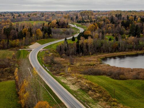 Noslēgušies būvdarbi uz Vidzemes šosejas posmā no Melturiem līdz Rīdzenei