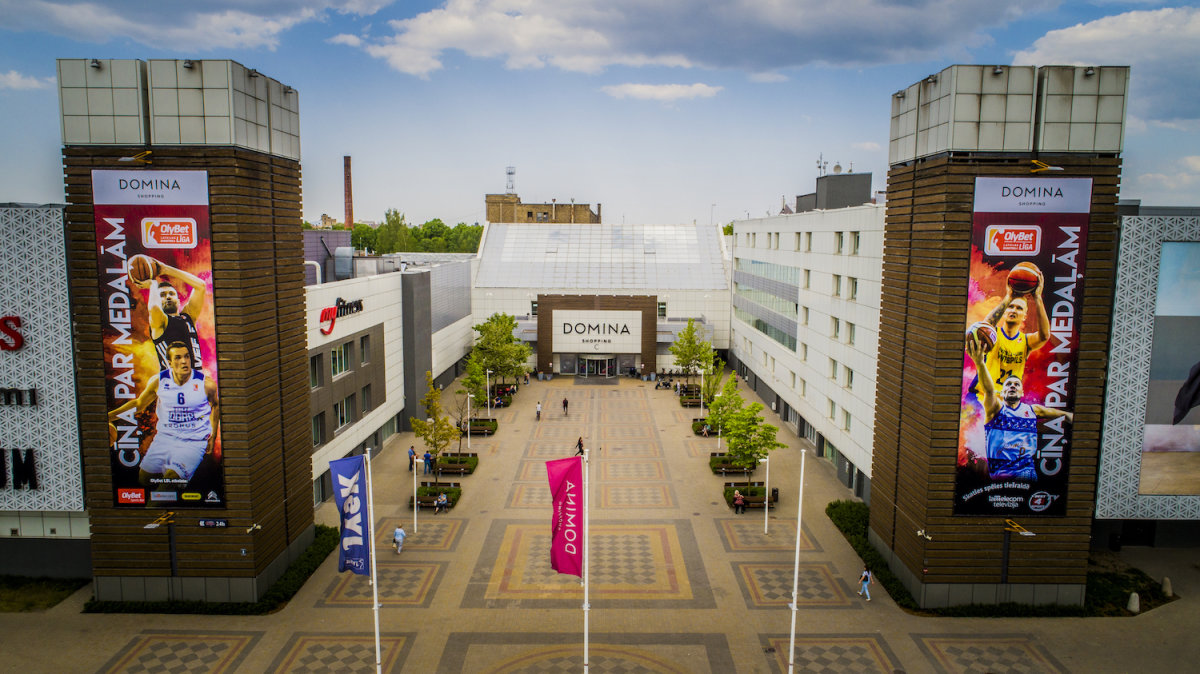“Domina Shopping” investē 120 tūkstošus eiro centrālā skvēra labiekārtošanā