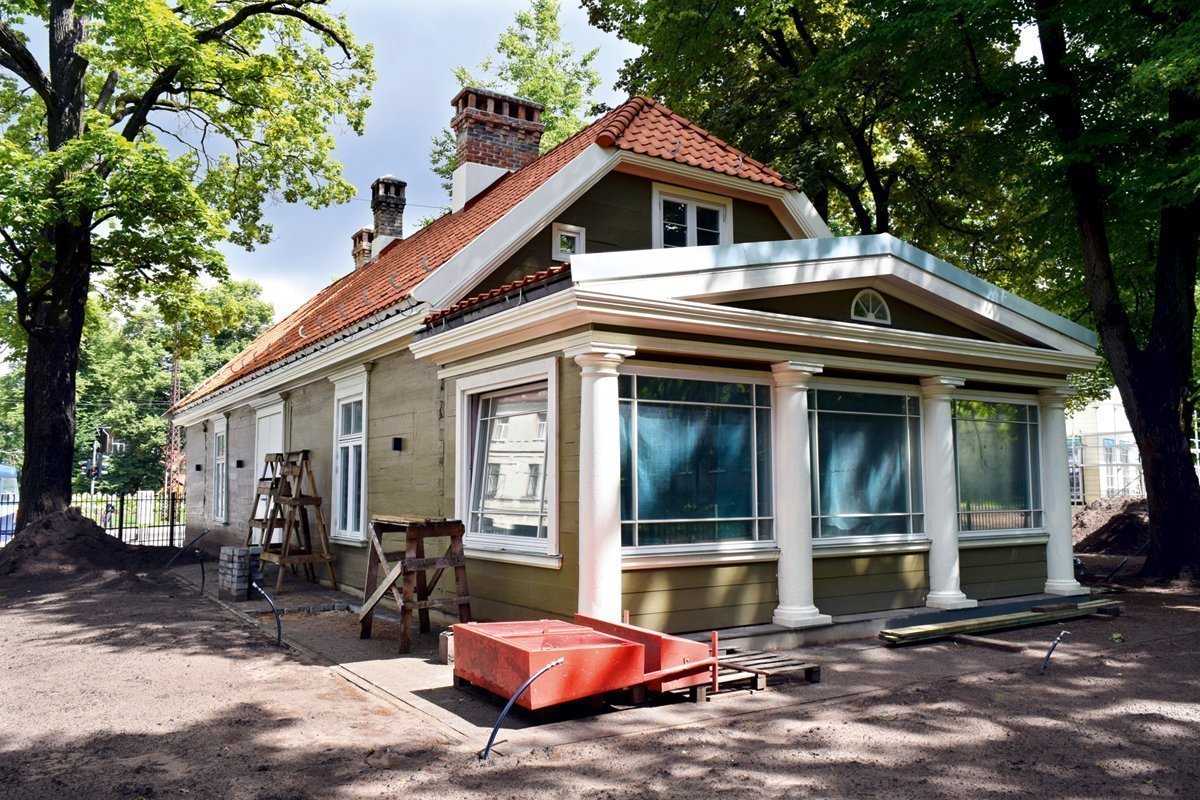 Atjaunota Hāmaņa muiža Pārdaugavā