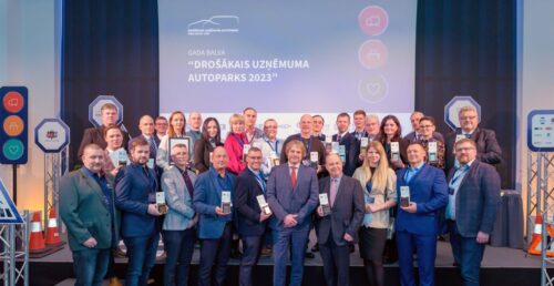 Zināmi konkursa “Drošākais uzņēmuma autoparks 2023” balvu ieguvēji