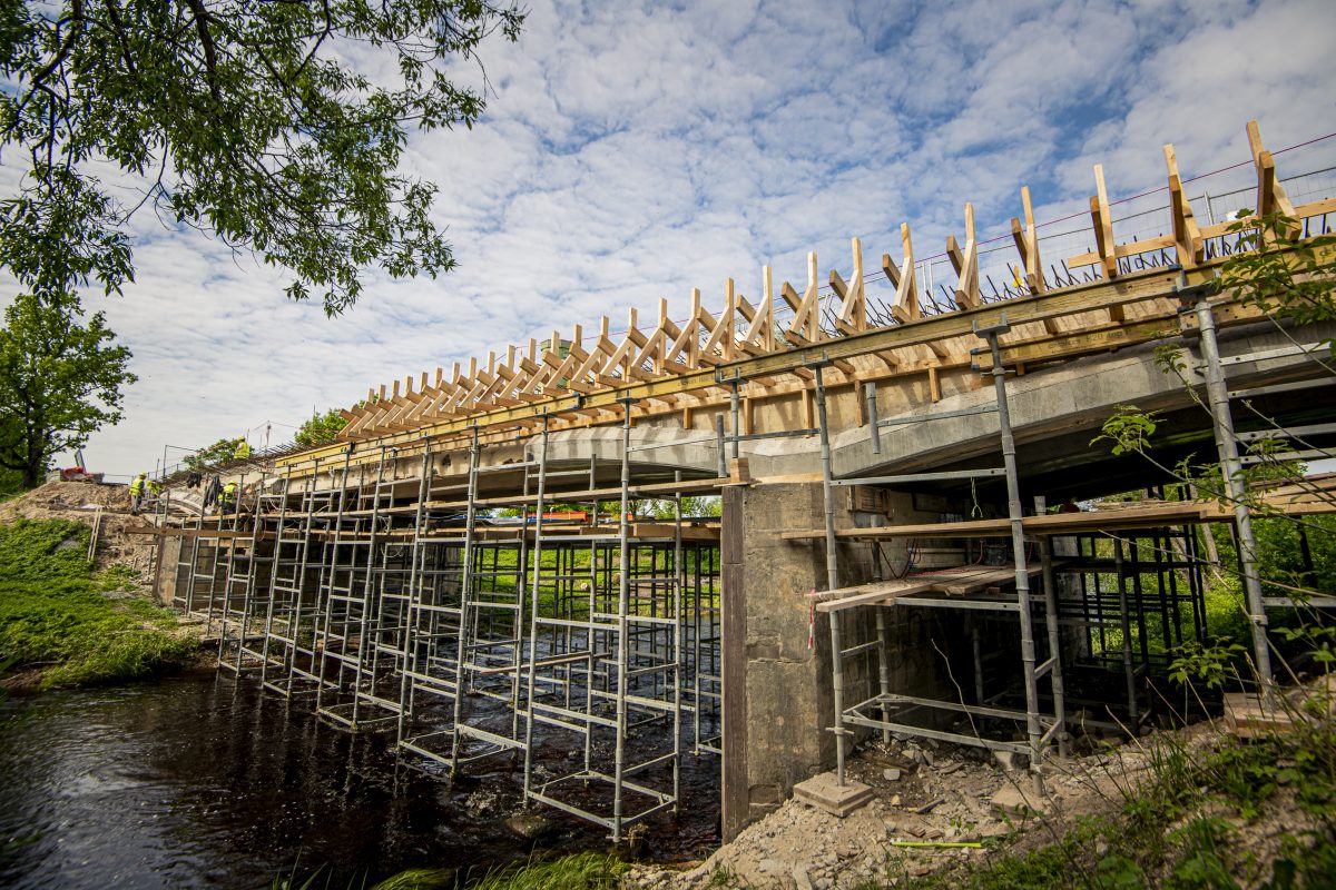 Augšdaugavas novadā sākta tilta pār Dvietes upi pārbūve
